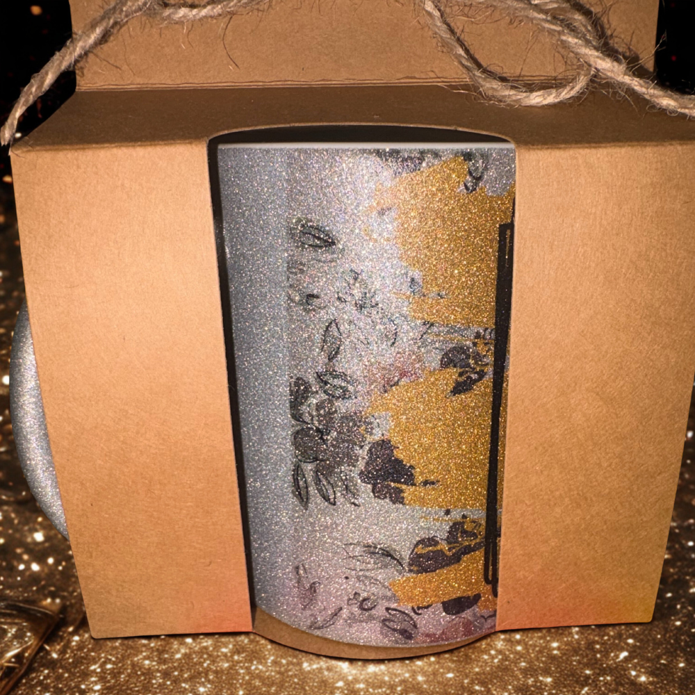 Glitter Mug - "Vriendin, ek bid vir jou" - Image 2
