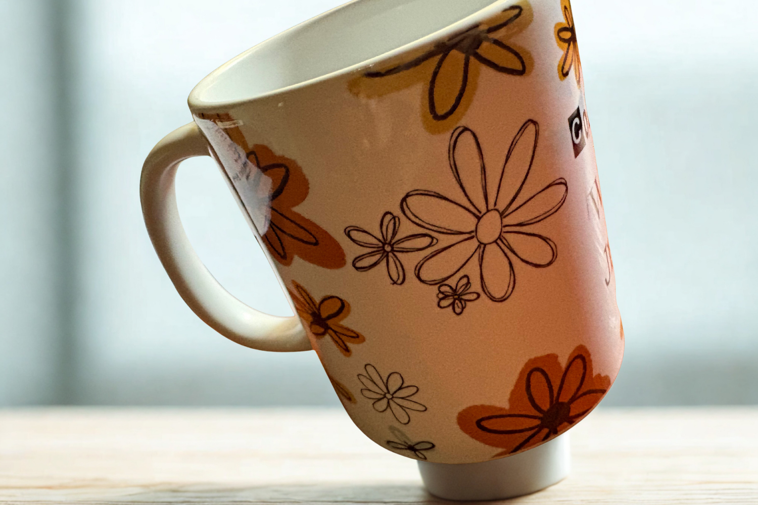 "Coffee with Jesus" Floral Mug - Image 4